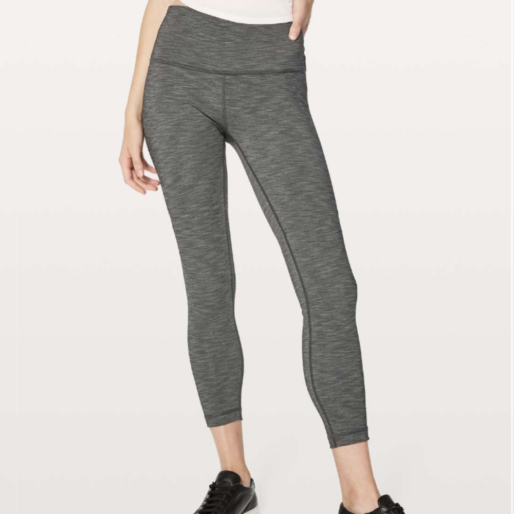 Lululemon Wunder Under Hi-Rise 7/8 Tight *Full-On Luxtreme 25" Heathered Black